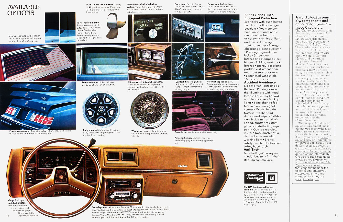 1980 Chevrolet Monte Carlo Brochure Page 5